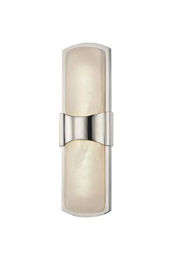 Valencia wall lamp 38cm polished nickel - Wall lights by Hudson Valley