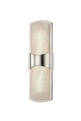 Valencia wall lamp 38cm polished nickel - Wall lights by Hudson Valley