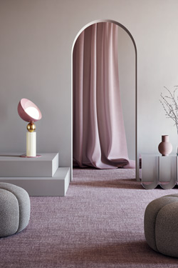 Aurora lampe de table rose 