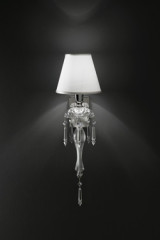 Crystal wall lamp for the bathroom - Bathroom lighting by Italamp