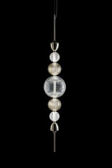 Greta Suspension bijou avec boules de cristal coloré - Suspension by Italamp
