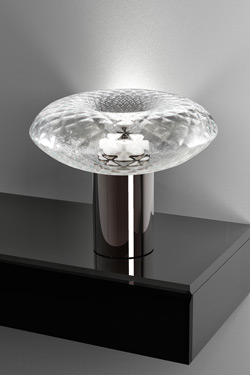 Lampe de table bijou en verre soufflé balloton Cicla - Lampe de table by Italamp
