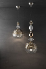 Amelie pendant sphere in two-tone crystal small model - Pendants by Italamp