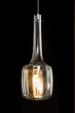 Bossanova pendant in smoke blown glass - Pendants by Italamp