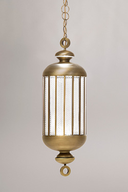 Golden bronze lantern pendant Fata Morgana small model - Pendants by Italamp