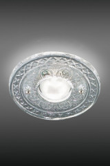 Carved clear glass spot - Spotlights by Italamp