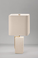 Classic table lamp in white marble Tinta - Table lamps by Italamp