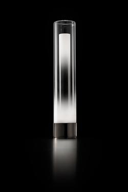 Gradient table lamp glass cylinder white gradient - Table lamps by Italamp