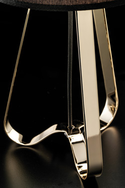 Lily classic gold tripod table lamp