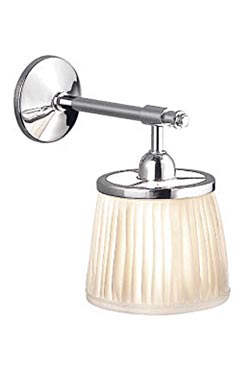 Chrome and ivory Egeo wall lamp  - Bathroom lighting by Jacques Garcia