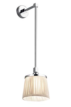 Delos wall lamp chrome and ivory - Bathroom lighting by Jacques Garcia