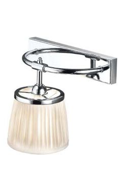 Ulysse chrome and ivory wall lamp  - Bathroom lighting by Jacques Garcia