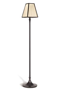 New Marengo antiquarian bronze and ivory silk reading light - Floor lamps by Jacques Garcia