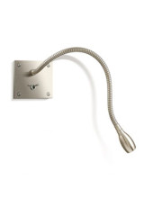 Wall lamp with flexible arm in satin silver OhLaLa - Wall lights by Jacques Garcia