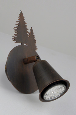 Applique spot Montagne Sapins découpés - Montagne by JP Ryckaert