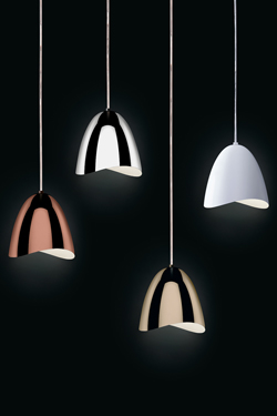 Mirage suspension blanche et éclairage LED