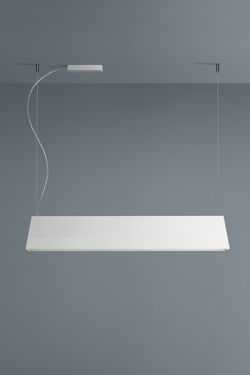 Blonde white geometric pendant 126cm