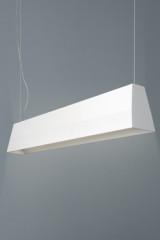 Blonde white geometric pendant 126cm - Pendants by Karboxx