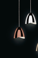 Mirage pendant polished copper bell and LED lighting - Pendants by Karboxx