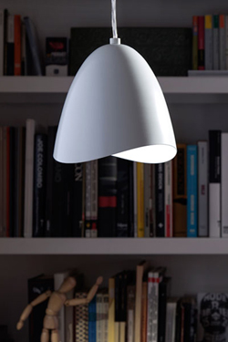 Mirage pendant white bell and LED lighting