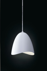 Mirage pendant white bell and LED lighting - Pendants by Karboxx