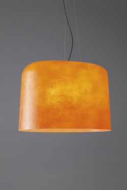 Ola orange fiberglass pendant - Pendants by Karboxx