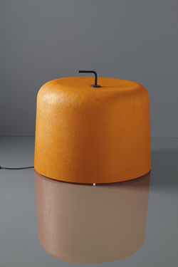 Ola floor lamp white fiberglass