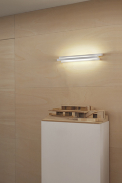 Geometric white wall lamp Escape 50cm