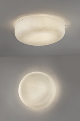 Ola white fiberglass wall light - Wall lights by Karboxx