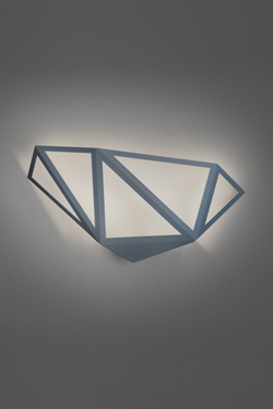 Starlight white wall lamp with graphic design