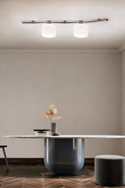 Floed applique contemporaine finition bronze