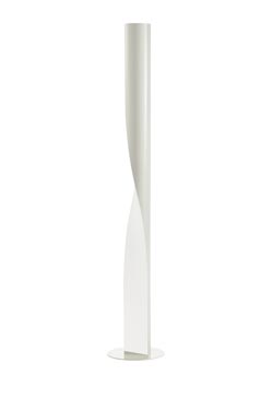 Evita contemporary floor lamp in red twist