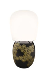 Hive lampe de table Art Déco noire - Lampe de table by kdln