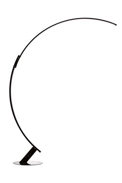 Kyudo grand lampadaire arc noir - Lampadaire by kdln