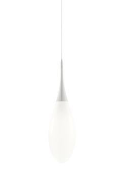Spillo pendant lamp white drop 
