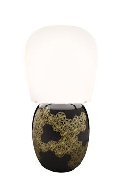 Hive black Art Deco table lamp - Table lamps by kdln