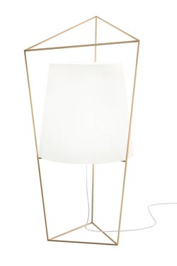 Tatu white and brass table lamp - Table lamps by kdln