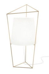 Tatu white and brass table lamp - Table lamps by kdln