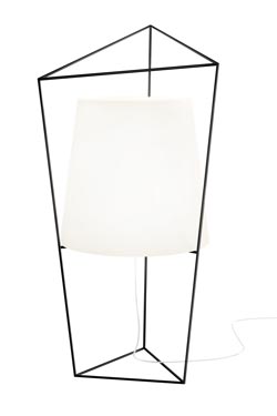 Tatu lampe de table blanche et laiton