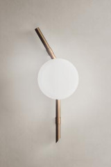 Floed contemporary wall light bronze finish - Wall lights by kdln