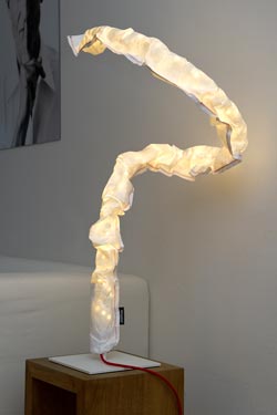 Lampe Joshua Table rouge