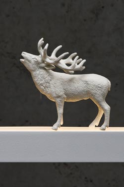 Suspension LightLane cerf doré 120cm