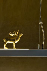 Suspension LightLane cerf doré 120cm - Montagne by LichtRaum Funktion