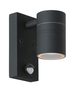 Applique d'extérieur noire avec protection IP44 Arne - Applique d'extérieur by Lucide