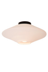 Trevor white opal glass saucer ceiling light - Ceiling lights by Lucide