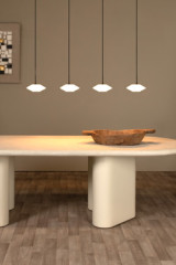 4-light linear pendant lamp Trévor - Pendants by Lucide