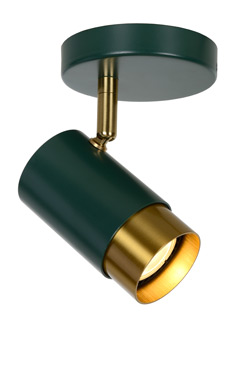 Green and gold spotlight Floris - Spotlights by Lucide