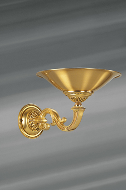 Applique dorée en forme de vasque, style Louis XVI en bronze massif - Applique by Lucien Gau
