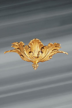 Applique style Art Nouveau en bronze vieil or - Applique by Lucien Gau