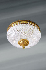 19th century ceiling light in cut crystal - Ceiling lights by Lucien Gau